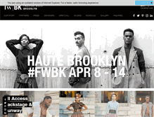 Tablet Screenshot of fashionweekbrooklyn.com